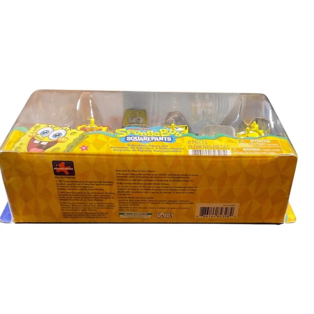 SpongeBob SquarePants Hall of Fame 6 Piece Collectible Figure Set Nickelodeon